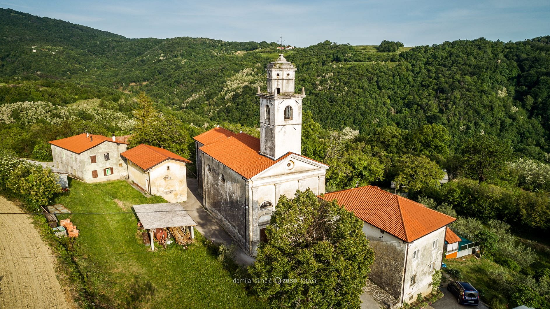 Die Pfarrkirche des Hl. Georg, Kožbana 